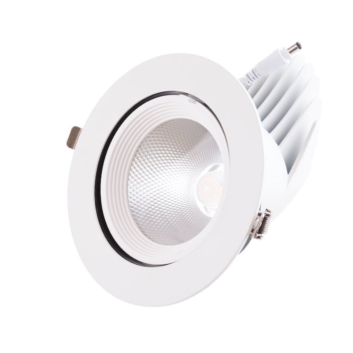 Foco Downlight LED 35W 5250Lm 4000K Circular Orientable Blanco Natural
