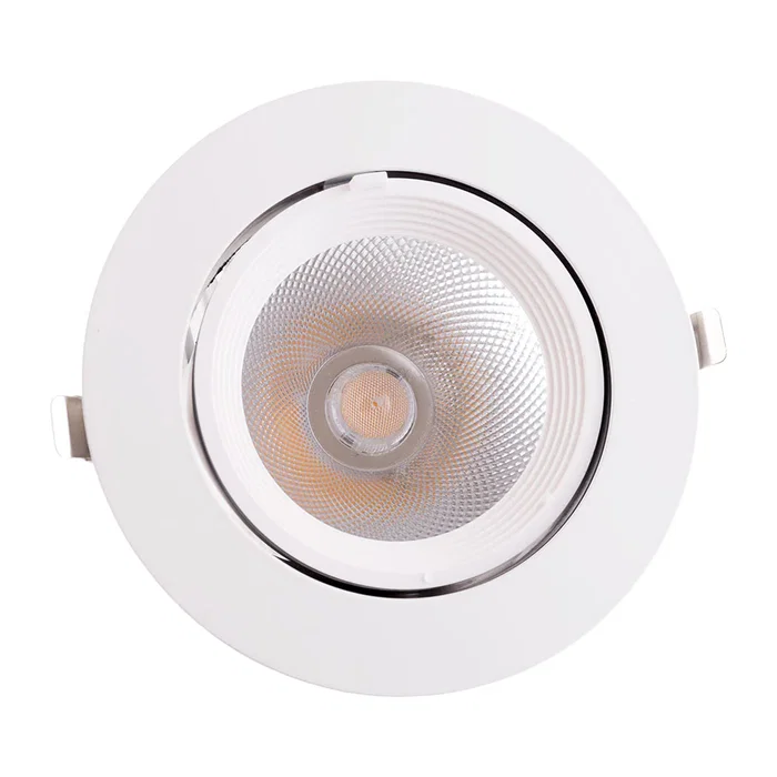 Foco Downlight LED 35W 5250Lm 4000ºK Circular Orientable 40.000H HO-COB-C-OR-35W-W