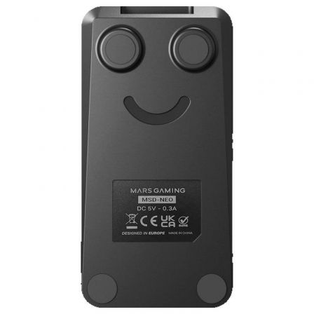 Mars Gaming Control Deck MSD-NEO 15 Teclas LCD Rueda Control Botones Negro para Productividad y Streaming
