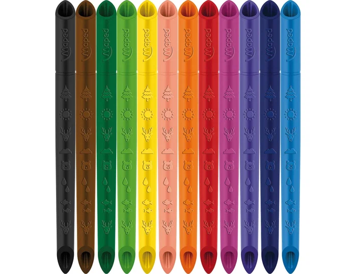 Maped Color'Peps Infinity Estuche de 12 Lápices de Colores Surtidos