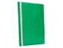 Q-connect Carpeta dossier con fástener plástico verde DIN A4