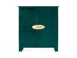 GINER Y COLOMER Armario de 2 puertas en madera de mango Verde