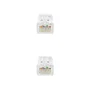 Nanocable Cable de Red RJ45 0.5m Cat6a UTP 10GbE Ethernet AWG24 LSZH Blanco - Referencia 10.20.1800-W