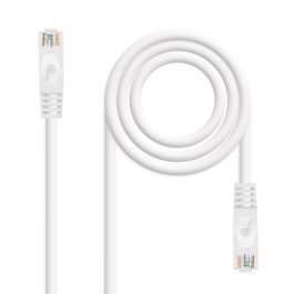 Nanocable Cable de red latiguillo RJ45 UTP Cat6A AWG24 0,5 m Blanco