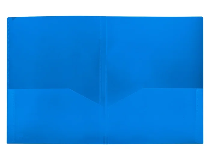Liderpapel Carpeta Dossier Dos Bolsas Canguro Azul DIN A4