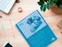 Liderpapel Carpeta Dossier Dos Bolsas Canguro Azul DIN A4