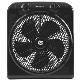 Grunkel Ventilador de Suelo 50W 3 Velocidades con Temporizador y Función Oscilación, Negro