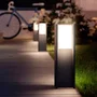 Philips Hue Baliza de perfil bajo Turaco, Gris antracita, IP44, Luz blanca y de color, 1100 lúmenes