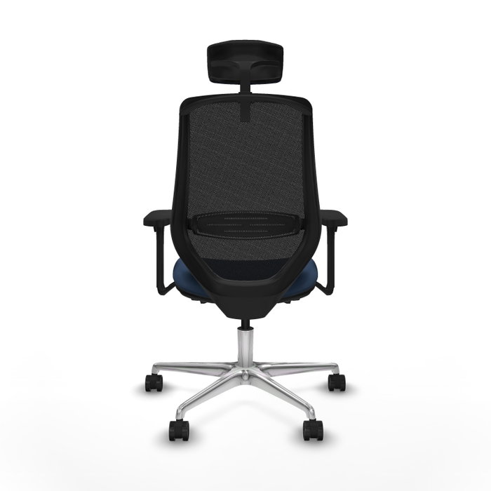 PIQUERAS Y CRESPO Silla de oficina Mardos Azul marino y Negro
