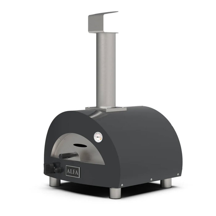 Alfa Forni Linea Moderno Horno de Pizza Portátil Gris Ardesia Alfa Forni Linea Moderno Horno de Pizza Portátil Gris Ardesia
