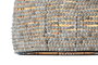 DKD Home Decor Lámpara de Techo de Madera y Metal con Bolas Natural