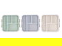 Kipit Caja Multiuso Surtidos Color Beige Gris Verde 26x24.2x11 cm (Set de 12)