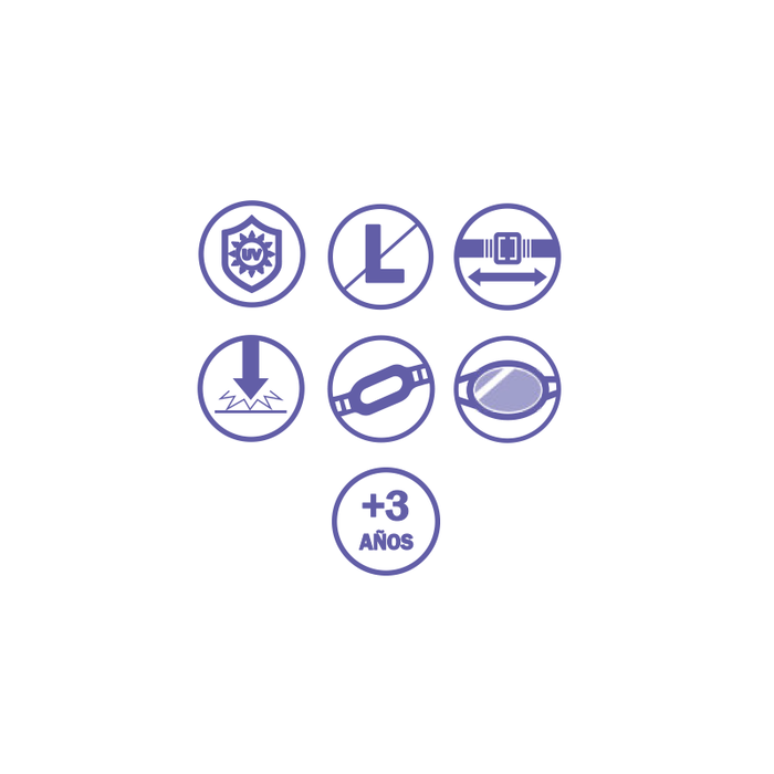 Bestway Gafa Natacion Infantil Correa Silicona Color Surtido +3 Años Playa y Piscina 21002