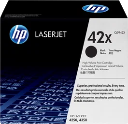 HP Tóner 42X Negro Q5942X Original LaserJet