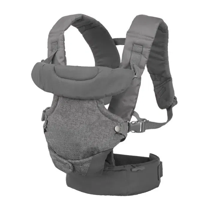 Infantino Portabebé Flip Ergonómico 4 en 1 Gris de 3,6 a 14,5 kg
