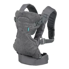 Infantino Portabebé Flip Ergonómico 4 en 1 Gris de 3,6 a 14,5 kg
