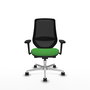 PIQUERAS Y CRESPO Silla de oficina Mardos Verde/Negro con mecanismo Sincro/Traslack