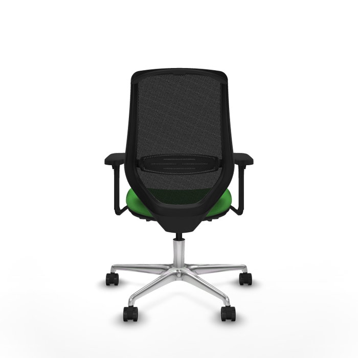 PIQUERAS Y CRESPO Silla de oficina Mardos Verde/Negro con mecanismo Sincro/Traslack