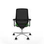 PIQUERAS Y CRESPO Silla de oficina Mardos Verde/Negro con mecanismo Sincro/Traslack