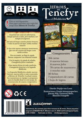 Heroes De Tenefyr: La Segunda Maldicion Exp Jdm