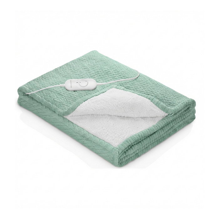 Medisana Manta térmica reversible HB 417, 120 W, 9 niveles, 180 x 130 cm, Verde