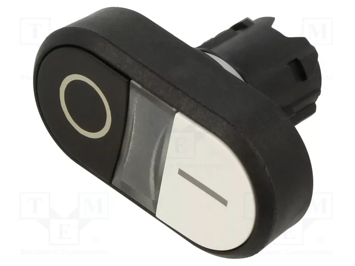 SIEMENS Interruptor Doble 22mm Blanco-Negro SIEMENS Interruptor Doble 22mm Blanco-Negro