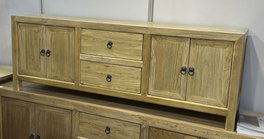 DKD Home Decor Mueble TV Madera Reciclada Olmo 160x40x55,5