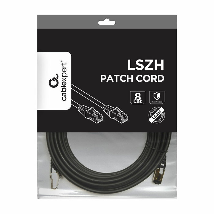 GEMBIRD Cable de red Cat8 S/FTP Negro 5m GEMBIRD Cable de red Cat8 S/FTP Negro 5m