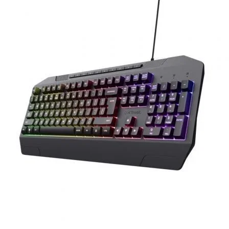 Trust Gaming Teclado Gaming GXT 836 EVOCX - Anti-Ghosting 25 Teclas, Iluminación RGB, Teclas Multimedia, 24998 Trust Gaming Teclado Gaming GXT 836 EVOCX - Anti-Ghosting 25 Teclas, Iluminación RGB, Teclas Multimedia, 24998