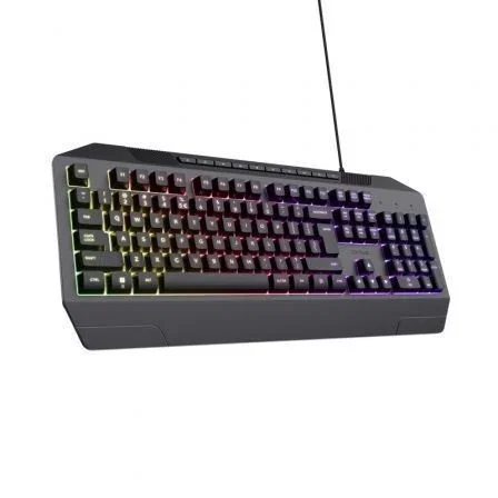 Trust Gaming Teclado Gaming GXT 836 EVOCX - Anti-Ghosting 25 Teclas, Iluminación RGB, Teclas Multimedia, 24998 Trust Gaming Teclado Gaming GXT 836 EVOCX - Anti-Ghosting 25 Teclas, Iluminación RGB, Teclas Multimedia, 24998