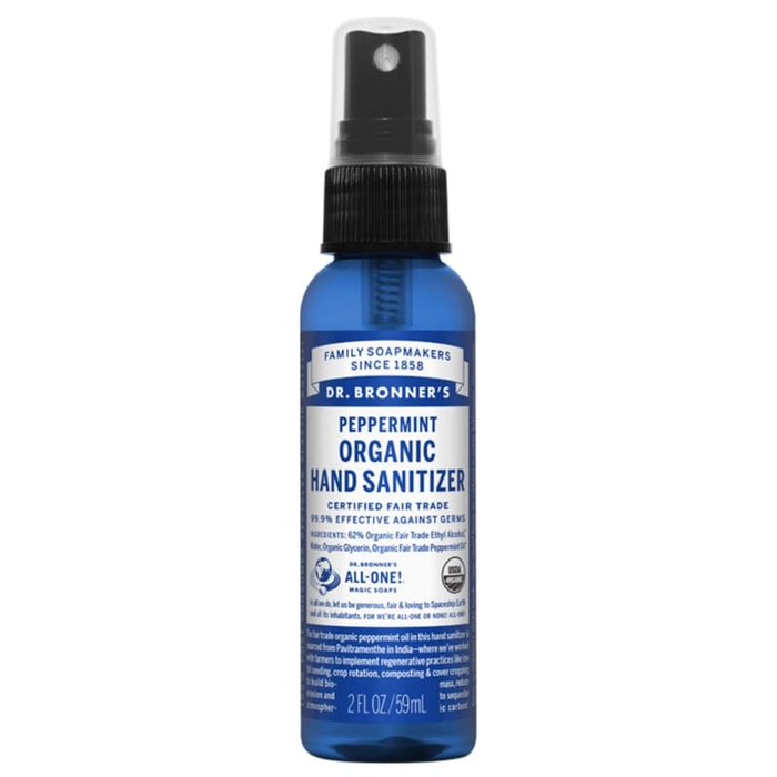 Dr Bronner's Limpiador de Manos Menta 60 mL Dr Bronner's Limpiador de Manos Menta 60 mL