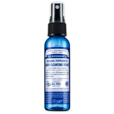 Dr Bronner's Limpiador de Manos Menta 60 mL