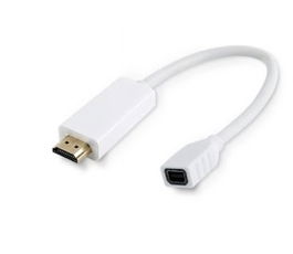 MicroConnect Adaptador Mini DisplayPort Hembra a HDMI Activo para Conectar Portátil a TV/Monitor/Proyector