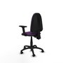 PIQUERAS Y CRESPO Silla de oficina Aýna Morada con Brazos 2D