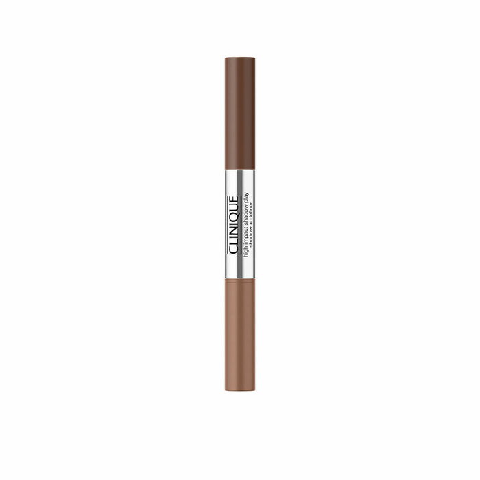Clinique HI SHADOW PLAY Sombra de Ojos + Definidor de Sombra double latte