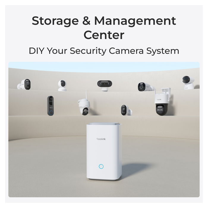 Reolink D340B Türklingel + Hub 1 Timbre Interior Blanco Inalámbrico y Alámbrico 4 MP MicroSD 512 GB