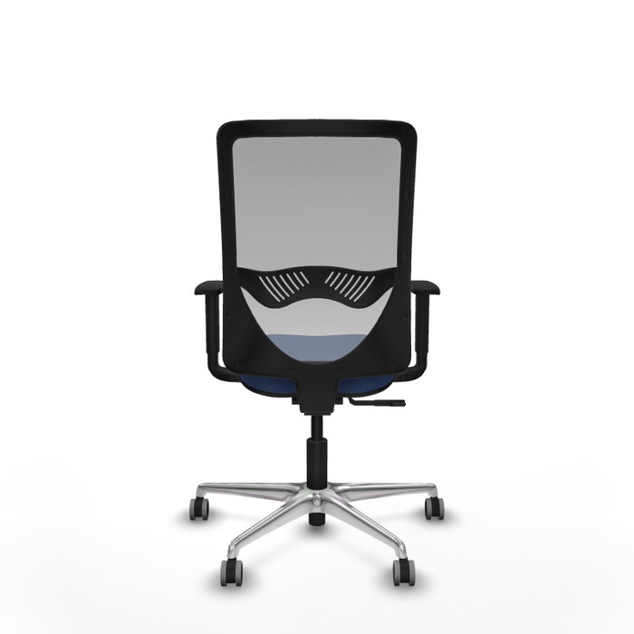 PIQUERAS Y CRESPO Silla de oficina Zulema con mecanismo Sincro, Azul marino y Gris PIQUERAS Y CRESPO Silla de oficina Zulema con mecanismo Sincro, Azul marino y Gris