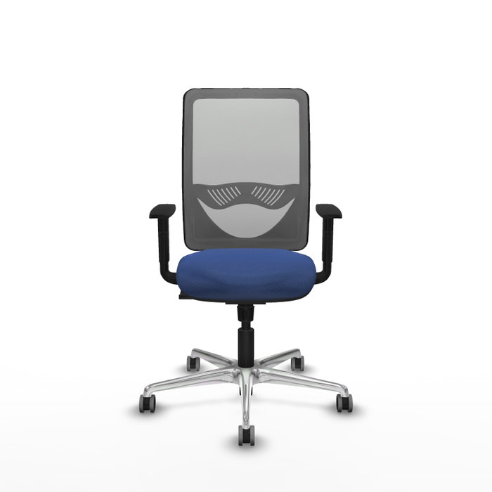 PIQUERAS Y CRESPO Silla de oficina Zulema con mecanismo Sincro, Azul marino y Gris PIQUERAS Y CRESPO Silla de oficina Zulema con mecanismo Sincro, Azul marino y Gris
