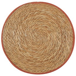 Home Deco Factory Individual Trenzado Mirage Diámetro 38 cm Color Terracota