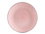 Vessia Plato Llano Relieve Rosa 27 cm Gres Apto para Lavavajillas y Microondas (Set de 24)