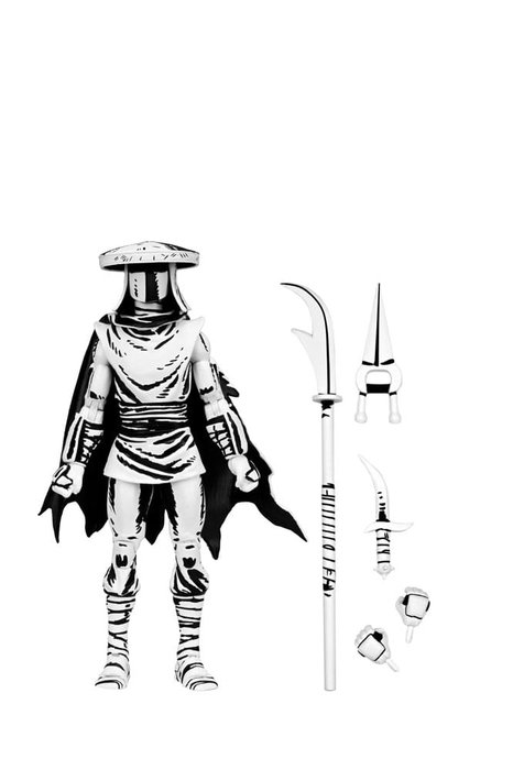 Teenage Mutant Ninja Turtles Figura Elite Foot Ninja Guard Black & White 18 cm Teenage Mutant Ninja Turtles Figura Elite Foot Ninja Guard Black & White 18 cm