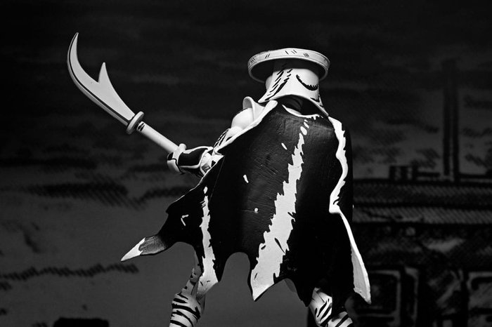 Teenage Mutant Ninja Turtles Figura Elite Foot Ninja Guard Black & White 18 cm Teenage Mutant Ninja Turtles Figura Elite Foot Ninja Guard Black & White 18 cm