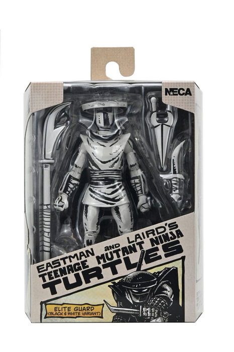 Teenage Mutant Ninja Turtles Figura Elite Foot Ninja Guard Black & White 18 cm Teenage Mutant Ninja Turtles Figura Elite Foot Ninja Guard Black & White 18 cm