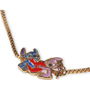 PEERS HARDY Pulsera Angel & Stitch Disney de latón color rosa