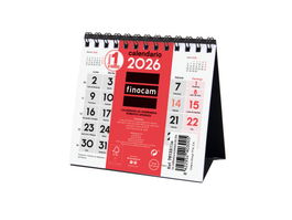 Finocam Calendario De Sobremesa Números Grandes XXS-110x100 mm Mv Neutro 2026