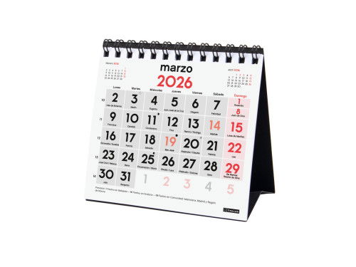 Finocam Calendario De Sobremesa Números Grandes XXS-110x100 mm Mv Neutro 2026