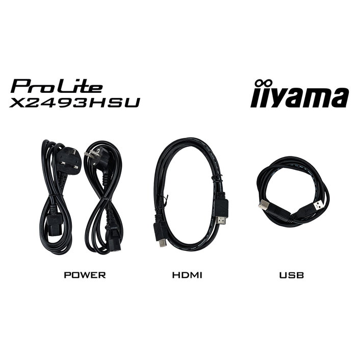 Iiyama ProLite X2493HSU-B1 Monitor 24" Full HD IPS 1ms 120Hz HDMI Altavoces Iiyama ProLite X2493HSU-B1 Monitor 24" Full HD IPS 1ms 120Hz HDMI Altavoces