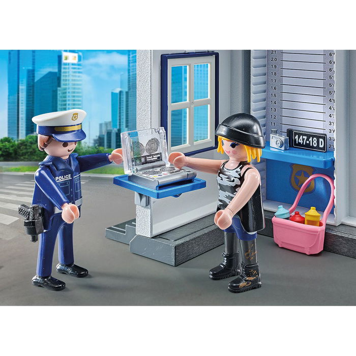 Playmobil Starter Pack Sala De Policía 71733 Juego De Investigación Policíal