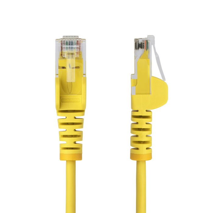 StarTech.com Cable de Red Ethernet CAT6 Delgado Amarillo 2m