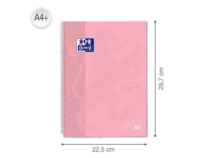 Oxford Europeanbook 5 Cuaderno Espiral Din A4+ 120 Hojas Cuadro 5 mm Colores Surtidos Oxford Europeanbook 5 Cuaderno Espiral Din A4+ 120 Hojas Cuadro 5 mm Colores Surtidos